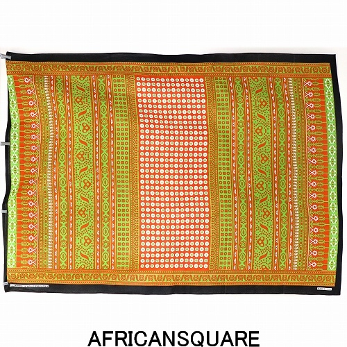 キストゥカンガ ケニア フチ縫い オレンジ