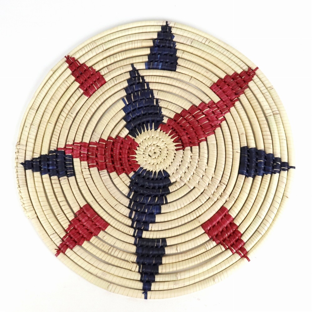 トゥルカナバスケット ウォールデコ スター 大 赤x青 23SS一点物 @5500→4400円