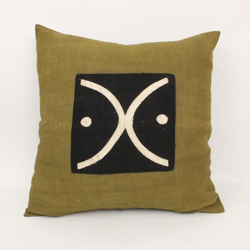 SOULEIMAN泥染めクッションカバー大02一点