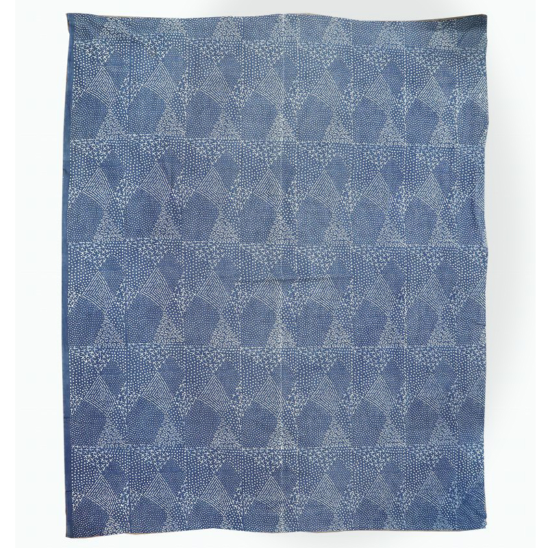 NDOMO藍染ベッドカバー ダブル 02 一点物