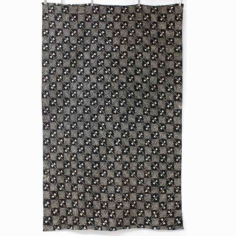 泥染めブランケットBENKADI細密51一点