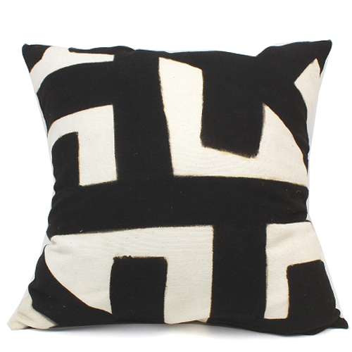 泥染めクッションカバー60x60ダチョウ