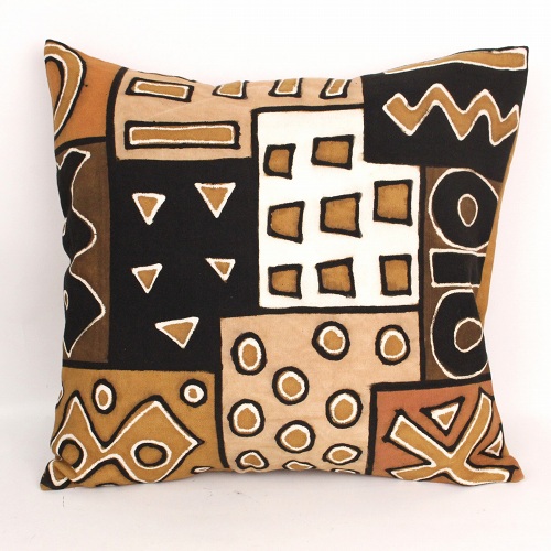 泥染めクッションカバー45x45新ゴリラ