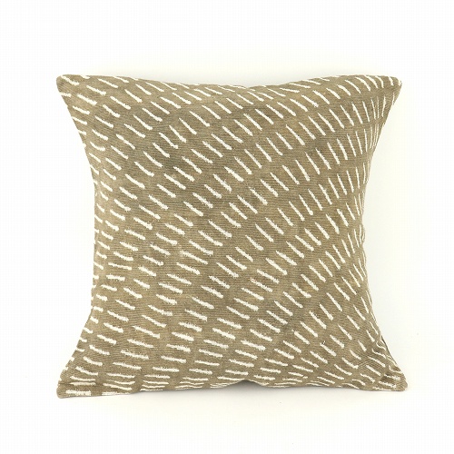 泥染めクッションカバー35x35ハリネズミ