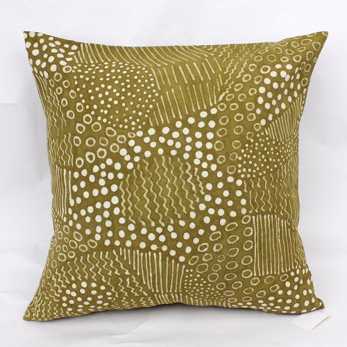 泥染めクッションカバー50x50ウサギ