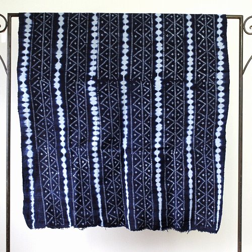 藍染ブランケット絞り染 02 一点物