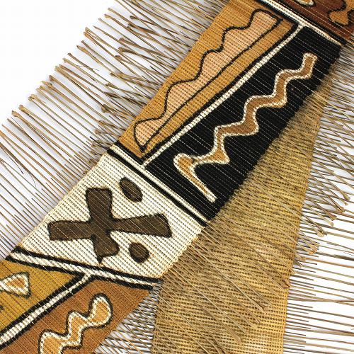 泥染ストロータペストリーNDOMO薄茶一点