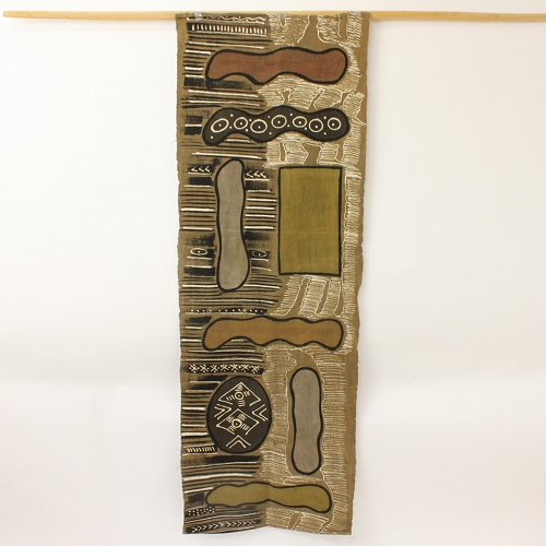 NDOMO 泥染めセンターマットタペストリー 07一点