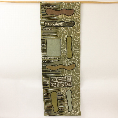 NDOMO 泥染めセンターマットタペストリー 09一点