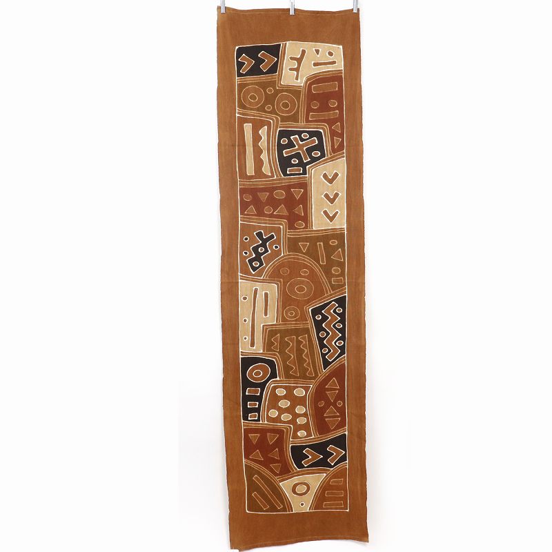 NDOMO 泥染めセンターマット タペストリー 2100