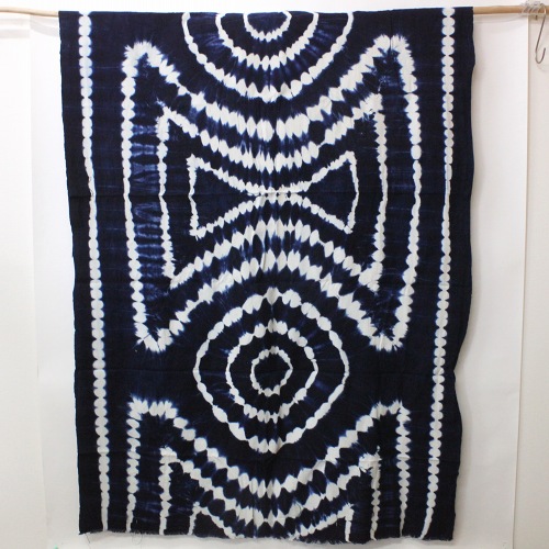 藍染ブランケットYAKU 柄 一点物 1703