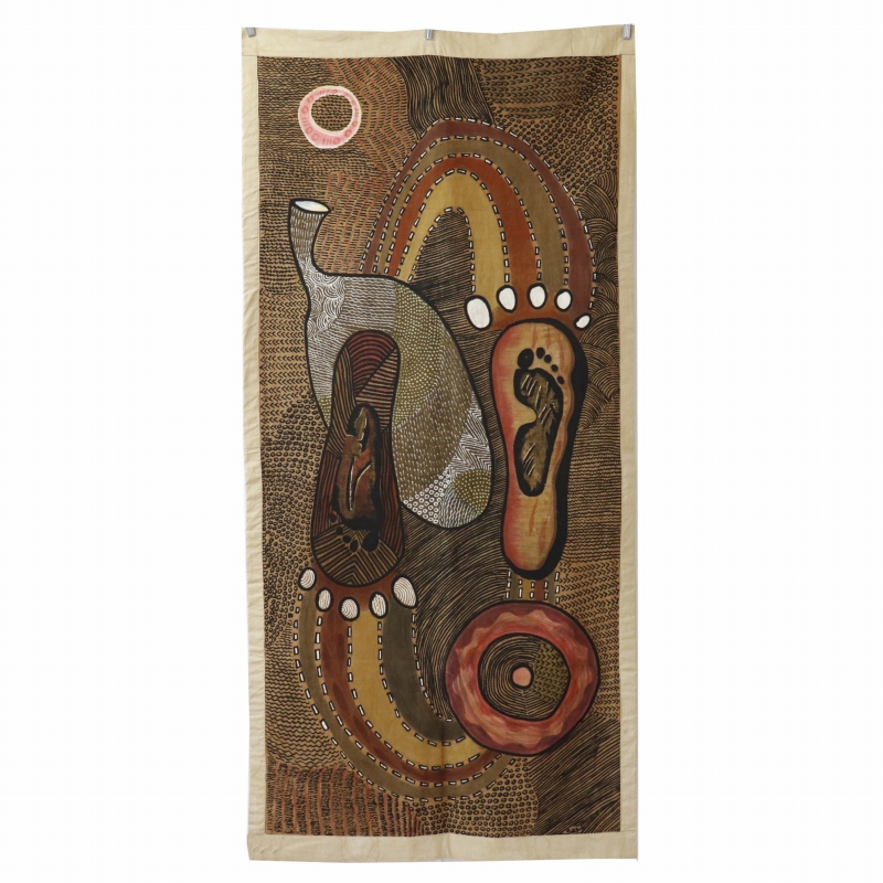 NDOMO 泥染めタペストリー AMITIE 足2 AMADOU SARR 一点物