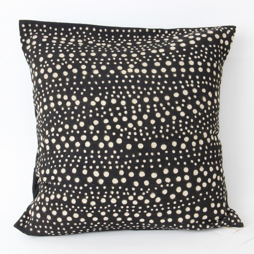 泥染クッションカバー45X45woyopoint黒白