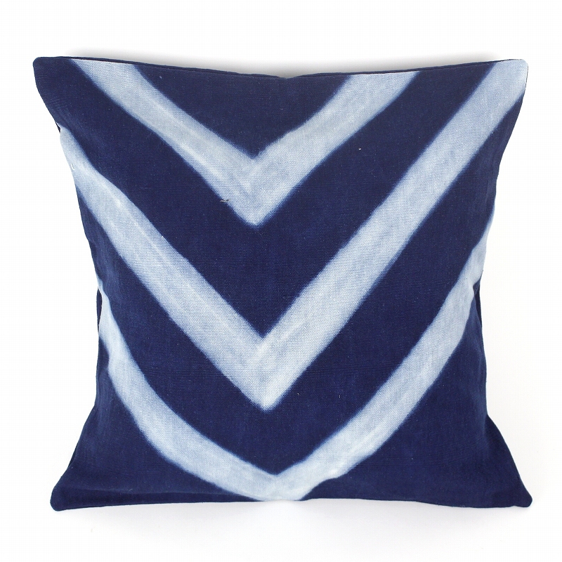 藍染クッションカバー45x45 EPINE 藍