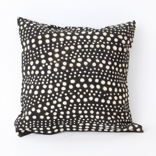 泥染クッションカバー35x35woyopoint黒白
