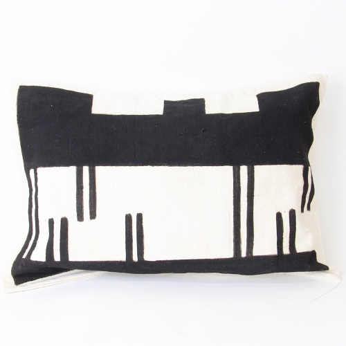 泥染クッションカバー60X40