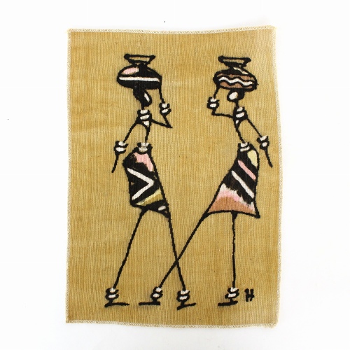 NDOMO泥染め絵布小1705一点