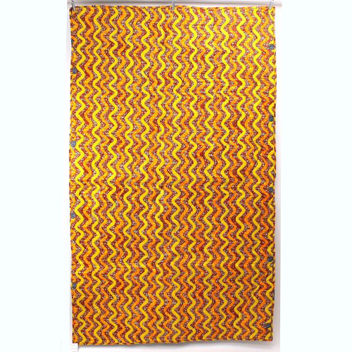 パーニュ キルトマット 特大　玉/オレンジ