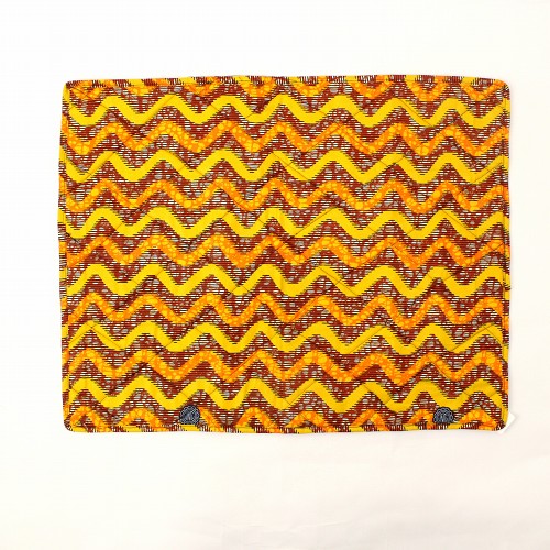 パーニュ キルトマット 中　玉/オレンジ