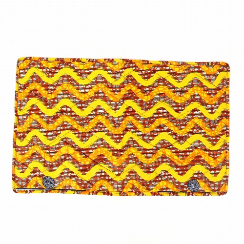 パーニュ キルトマット 小　玉/オレンジ