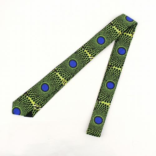 パーニュネクタイ 細 緑系