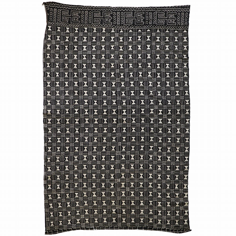 泥染めブランケットBENKADI細密 大 20　一点物