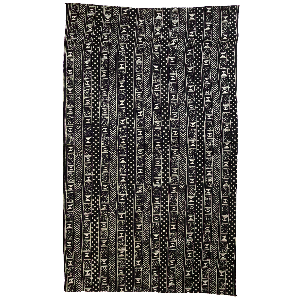 泥染めブランケットBENKADI細密 大 22　一点物