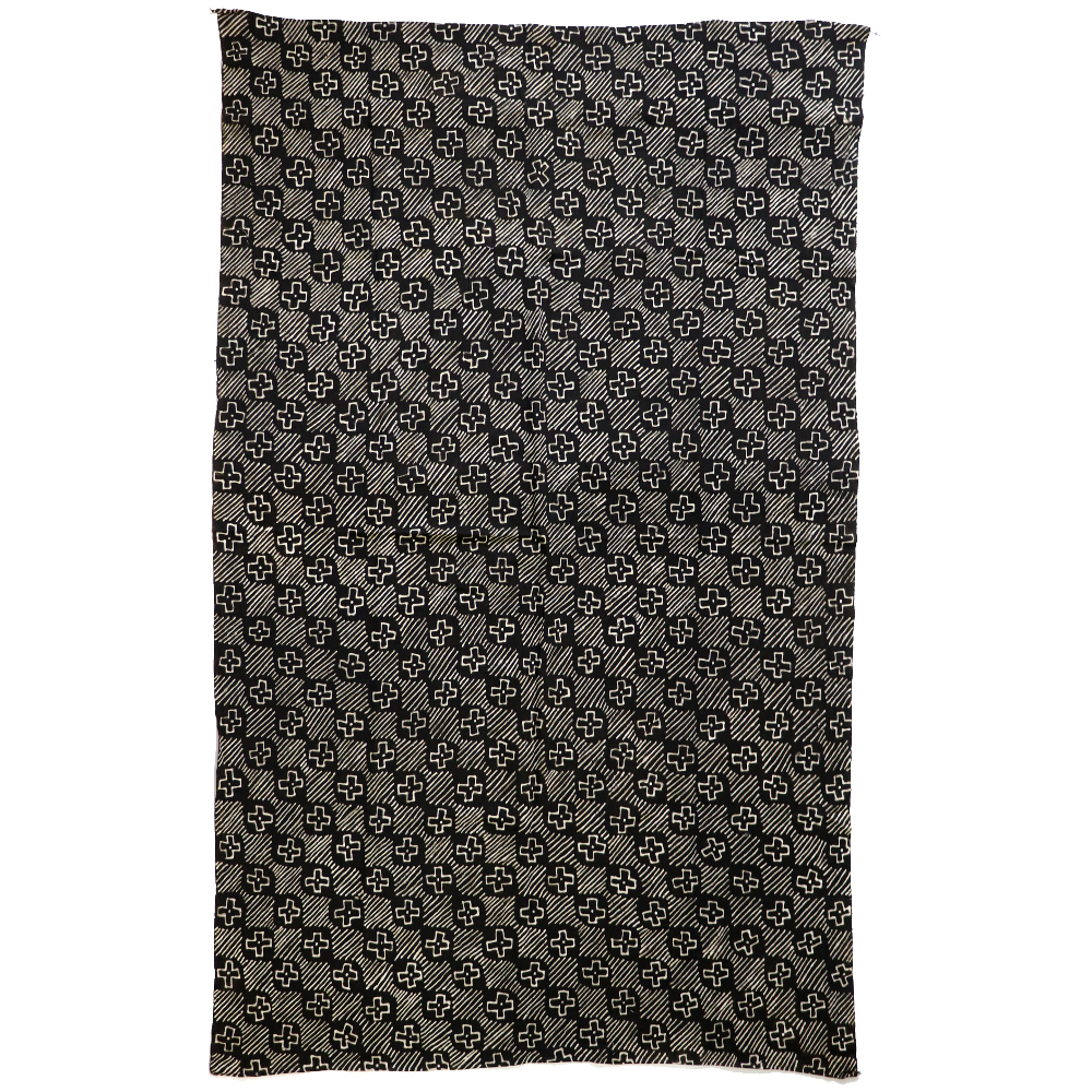 泥染めブランケットBENKADI細密 大 25　一点物