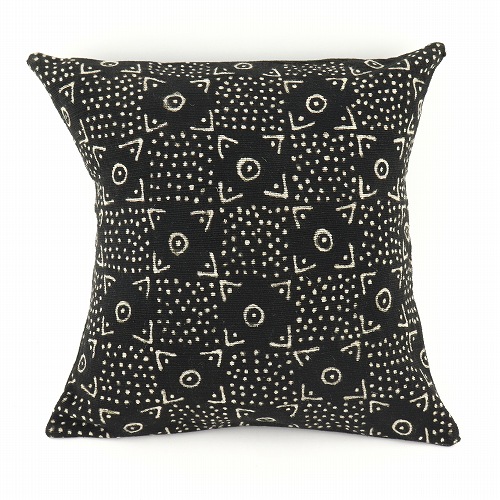 泥染クッションカバー35X35 細密1