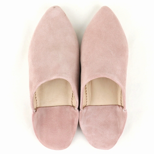 先細スエードバブーシュ 39