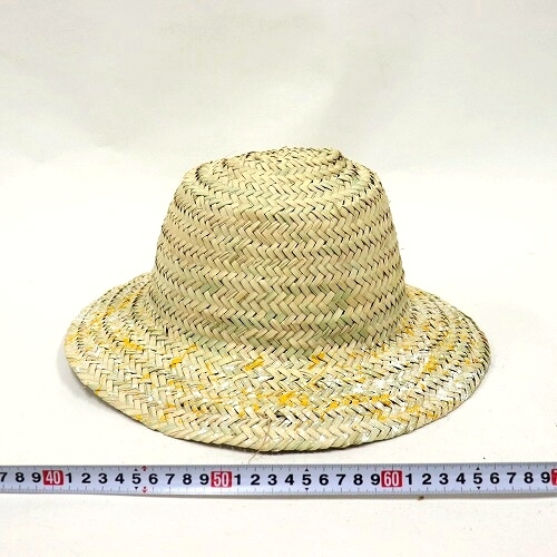 モロッコ帽子 ペイント 白黄 20SS一点 @4200→3360円