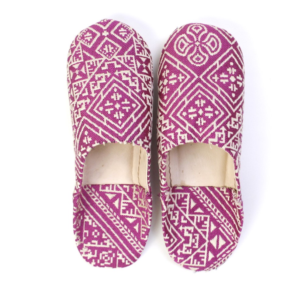 ターズ生地 バブーシュ 39 フシア