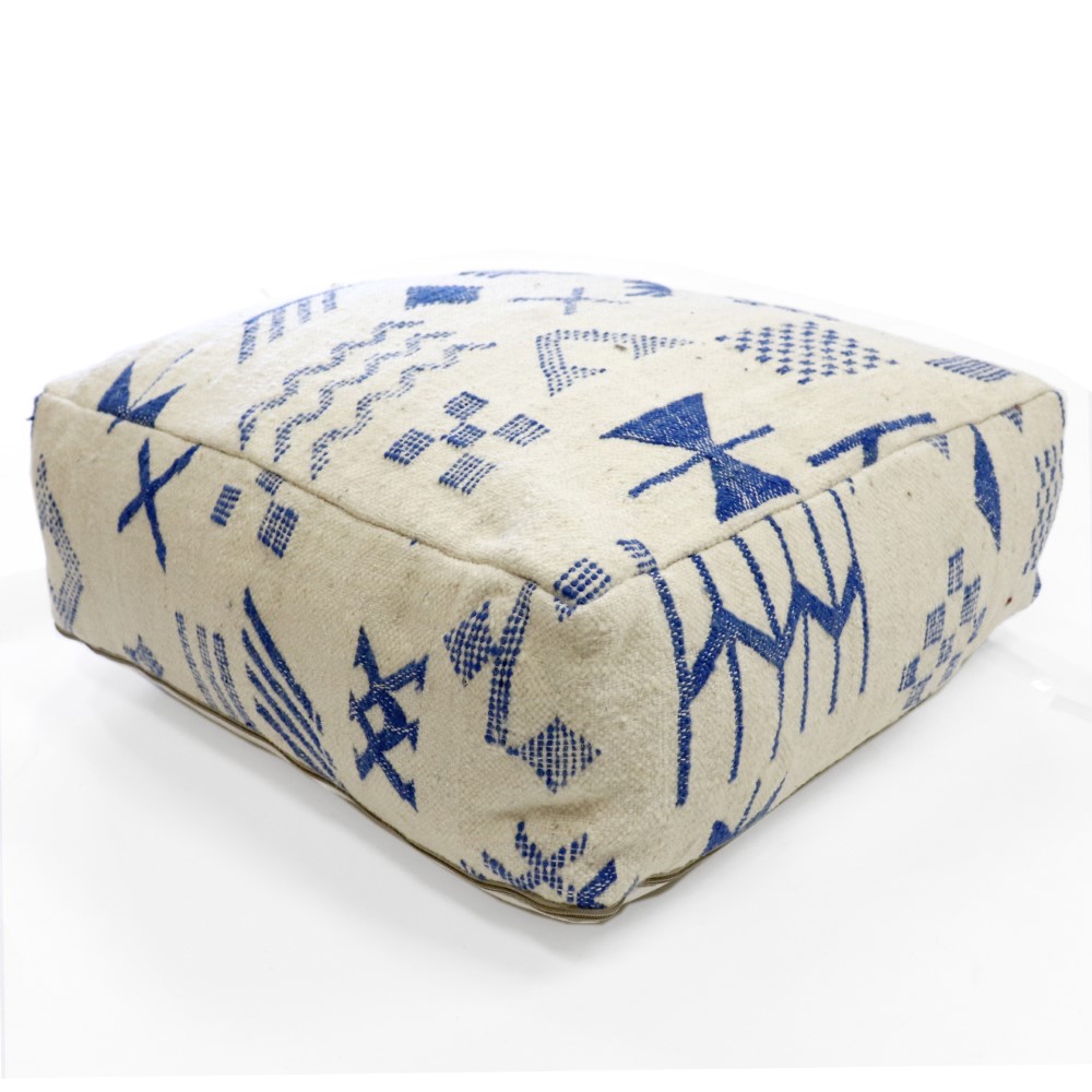 ワッザン 平織 四角クッションカバー(60x60xH20) 02