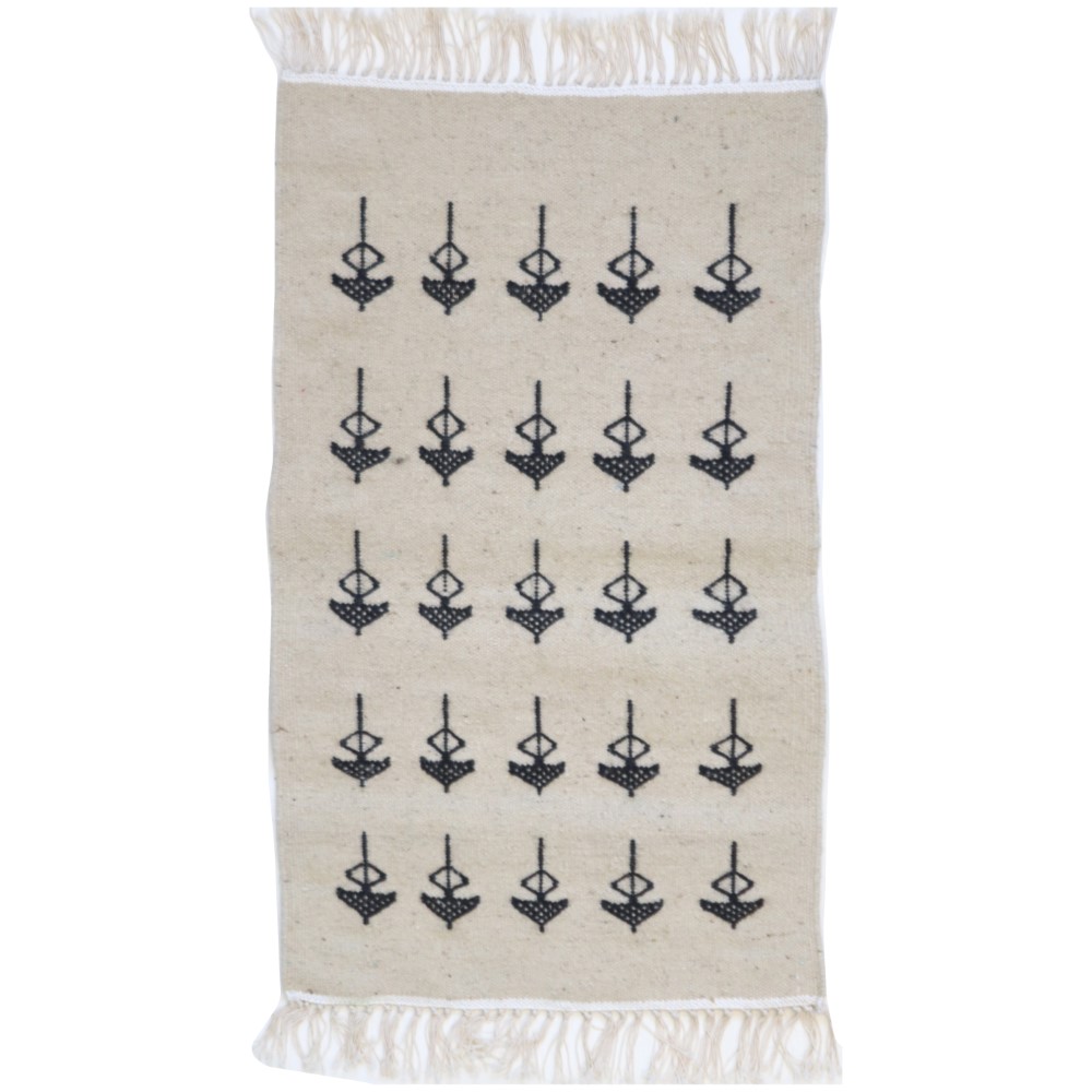 チュニジア キリム 玄関マット78x50 一点物-03