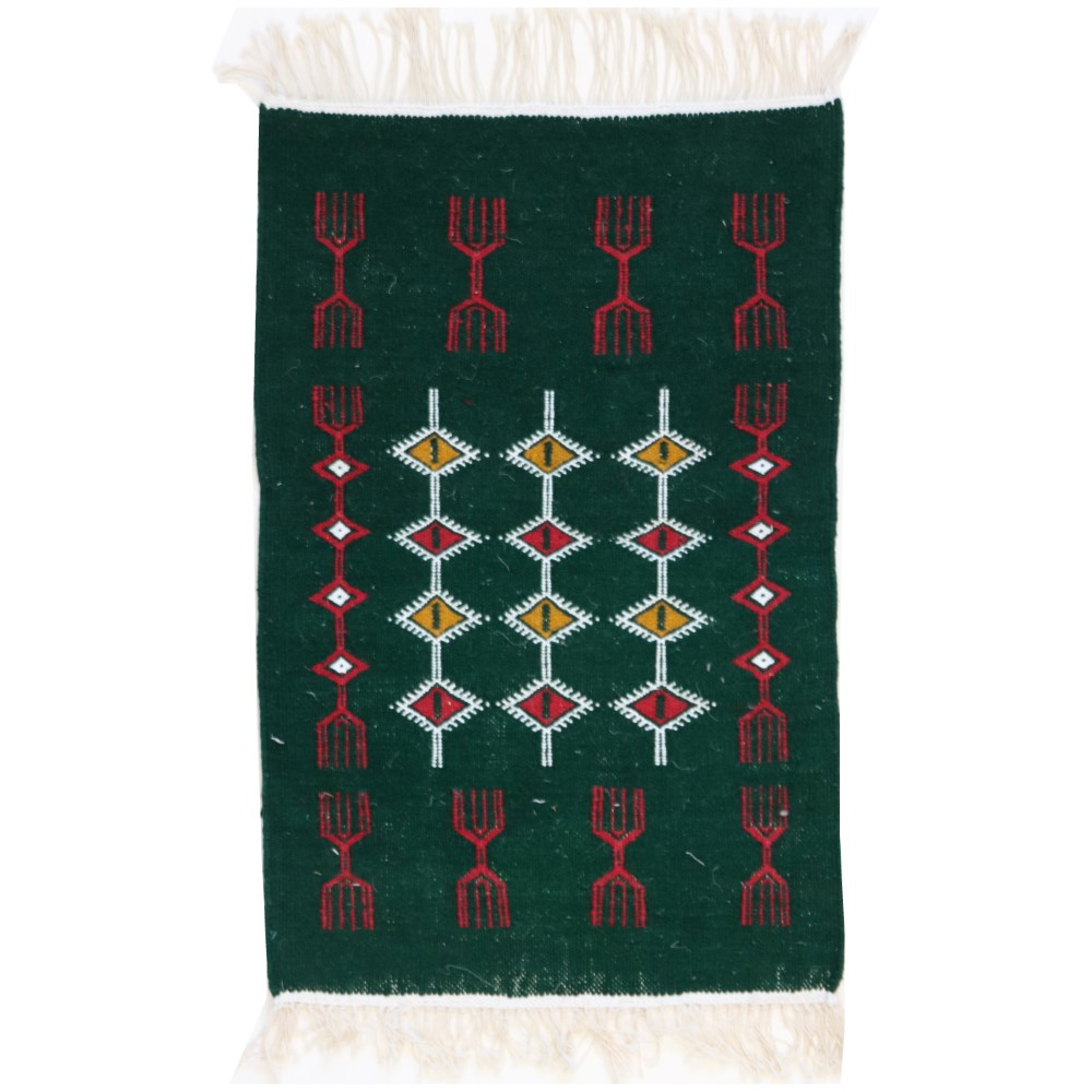 チュニジア キリム 玄関マット78x52 一点物-05