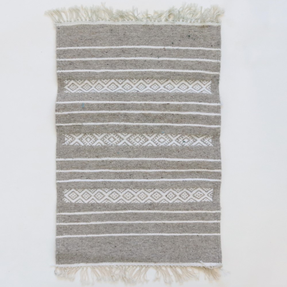 チュニジア キリム 玄関マット 小 64x42 一点物-04