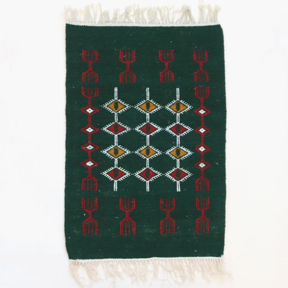 チュニジア キリム 玄関マット 小 67x43 一点物-05