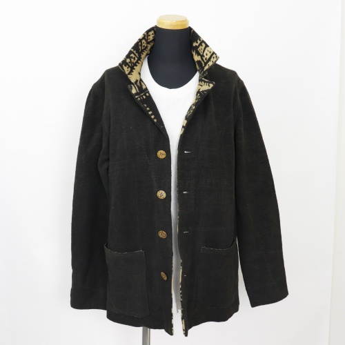 【受注】泥染めジャケットL DENNE背中(AFJK-13)