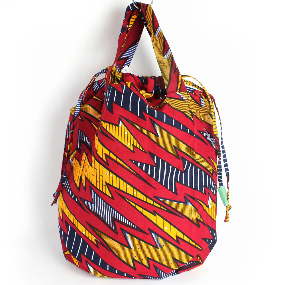 パーニュ巾着エコバッグ 大 雷