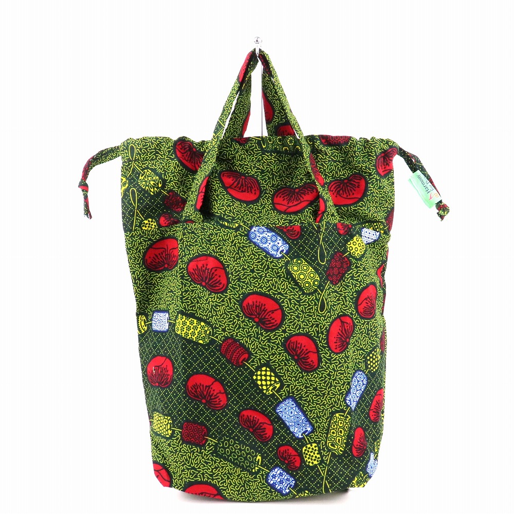 パーニュ巾着エコバッグ 中 104 ビーズ連 SHP