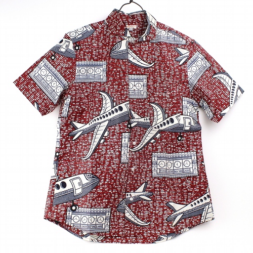 パーニュ半袖シャツL 飛行機