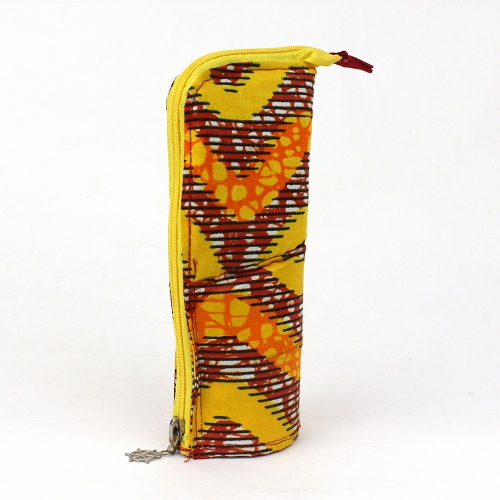 ペンケース立型 黄色縦波 HARMONY FOR PEACE @2600→1820円