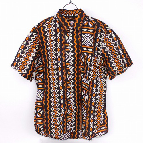 パーニュ半袖シャツノーマル襟 M ドゴン泥