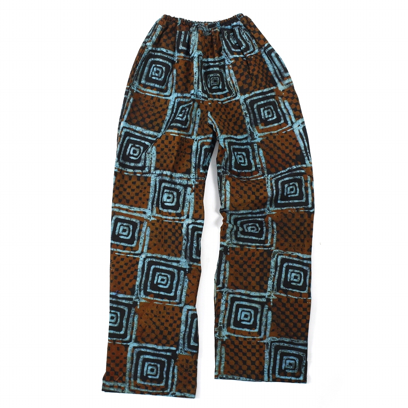 バティック布パンツ FREE 08