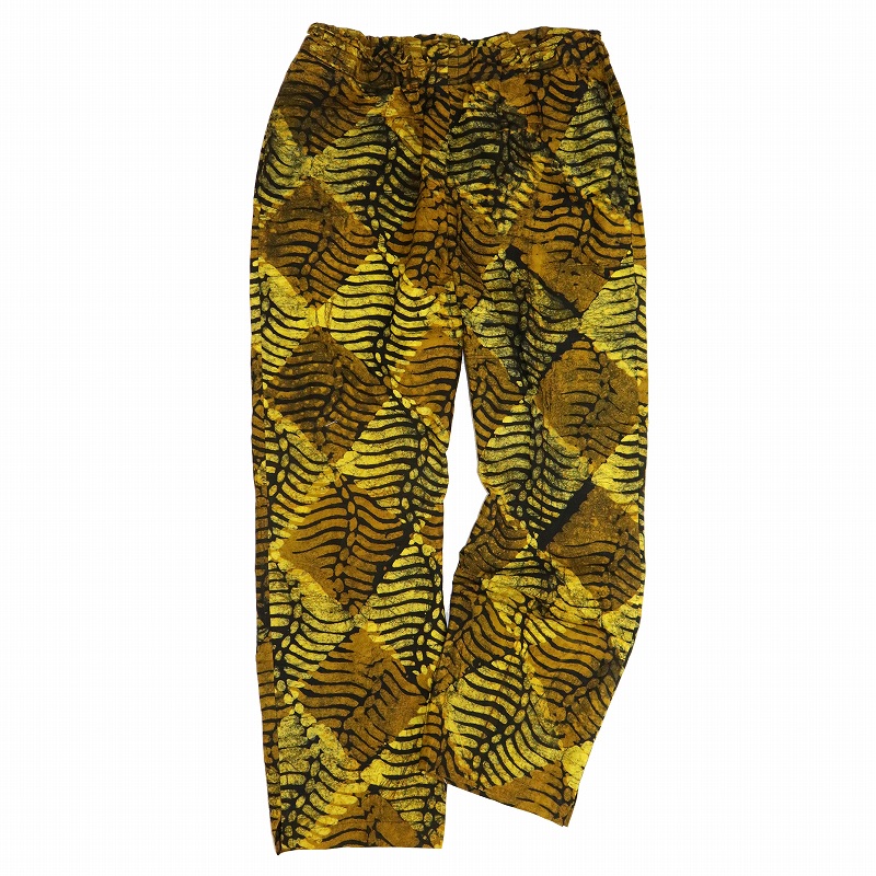 バティック布パンツ FREE 10