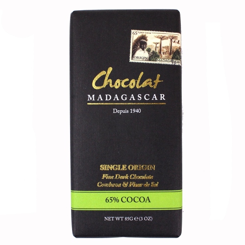 ショコラマダガスカル ダークチョコレート 65% こぶみかん&フルール・ド・セル