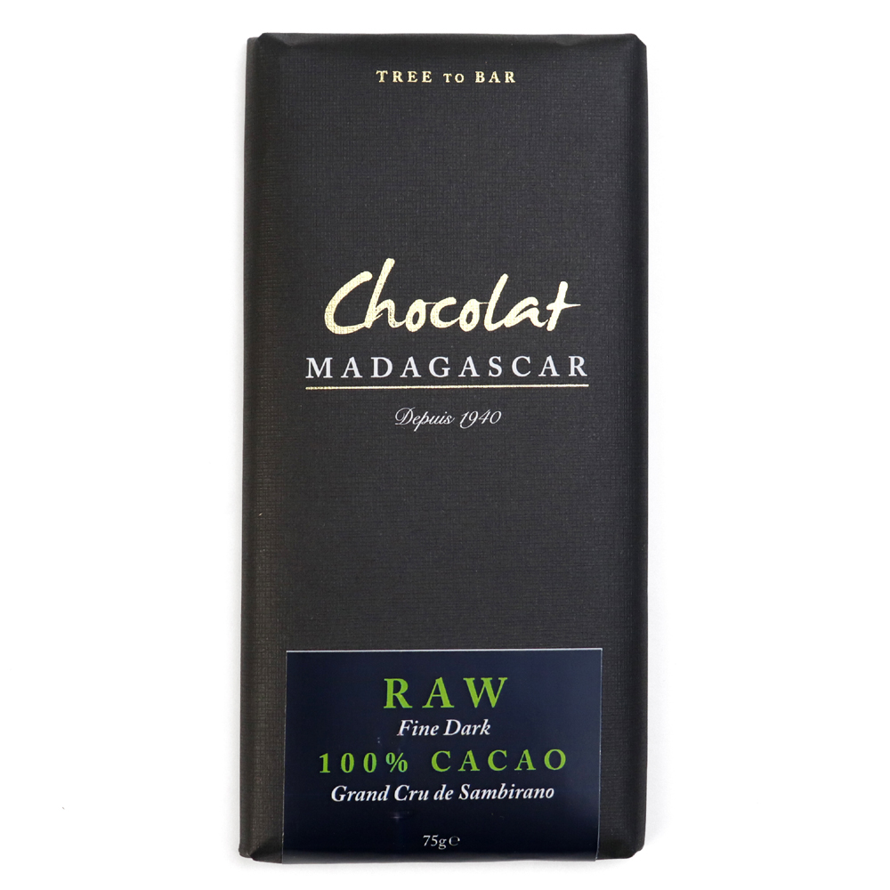 ショコラマダガスカル RAWダークチョコレート100%