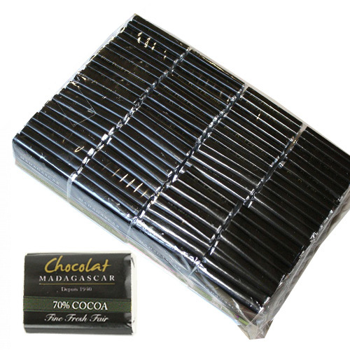 ショコラマダガスカル ミニタブレット ダーク70% 100枚入