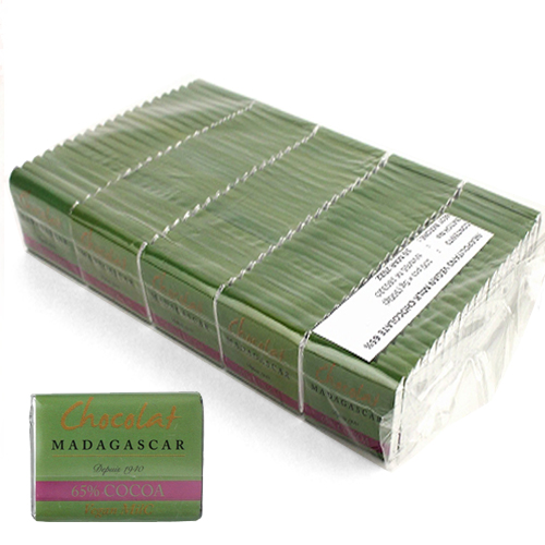 ショコラマダガスカル ミニタブレット ヴィーガンカシューミルク65% 100枚入