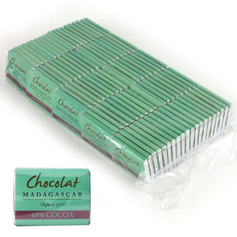 ショコラマダガスカル ミニタブレット ダークミルク65% 100枚入